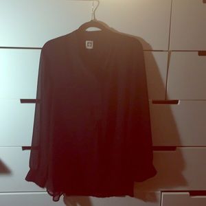 Anne Klein Sheer Blouse